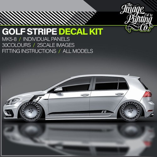 Golf streifen vinyl aufkleber - streifen,